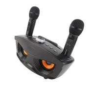 Tbest Professionale con Bluetooth, 2 Microfoni, Portata 10 M, Supporto AUX/USB/SD, Altoparlante Portatile KTV Domestico per Feste Al Chiuso e all'aperto