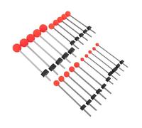 Tbest Punte per Canna da Pesca Invernale da 20 Pezzi 8 Cm 10 Cm 14 16 Punta per Canna da Pesca Rossa Ad Alta Resistenza in Acciaio Inossidabile per la Sul Ghiaccio Nei Fiumi, Laghi, Stagni