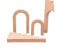 Tbest Puntelli per Fotografia Geometria in Schiuma Blocchi Forme Geometriche Dure per Gioielli Cosmetici Piatti Prodotti Fotografici Set di Accessori per (Combinazione della scala del colore della