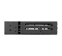 Tbest Rack mobile a 6 alloggiamenti per HDD/SSD da 2,5 pollici con ventola di raffreddamento, supporto hot swap, velocità di trasferimento 6Gbps per PC 5.25 Drive Bay