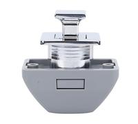 Tbest RV Push Abbassino Push Keyless Pulsante Pulsante Push Fuch Catch per Il Cassetto per Camion per per Carrello Yacht per Roulotte ABS ESOLUZIONE di METALE ESILUZIONE ESILUZIONE (Silver)