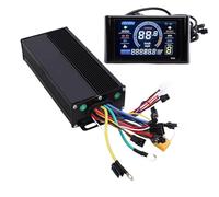 Tbest Scooter Electric Brushless Motor Controller 3 Modalità Sine LCD Display Pannello Kit 35A Kit di Materiale Addominali Leggero Robusto
