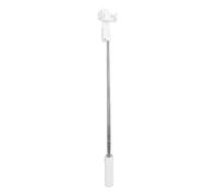 Tbest Selfie Stick Remoto Bluetooth Telefono Portatile Allungabile con Rotazione a 360 Gradi per Vlog Creatori di Contenuti in Streaming Live ABS Silicone Acciaio Inossidabile da 12 (WHITE)