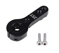 Tbest Servo Corno con Vite, 5 Colori 25mm 25T Denti Mezzo servo Corno Braccio Accessorio RC Sostituzione per Futaba/Ace/TowerPro MG(Nero)