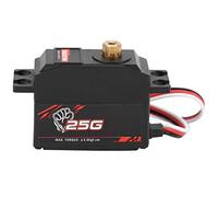 Tbest Servo Digitale con Ingranaggi in Metallo S0025M 25G per Servomotore Alto Modello Barca per Auto 1/12 Rc con Basso Rumore e Facile Installazione