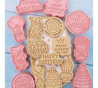 Tbest Set di 8 Stampini per Dinosauri 3D - Stampi in PP per Uso Alimentare per Dolci, Decorazione di Torte, Fai da Te per Bambini - Stampi Riutilizzabili per Fondente, Frutta e Verdura a Forma di (#2)