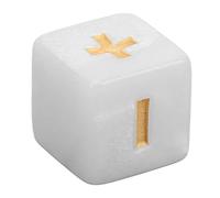 Tbest SET DI DADI MATEMATICI INCISO PIÙ SEGNI MENO DA 20 PZ IN PLASTICA DUREVOLE DADI DI CALCOLO OPERAZIONI MATEMATICHE PER L'ISTRUZIONE DEI BAMBINI DIMENSIONE 16MM (WHITE)