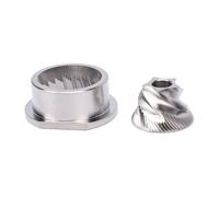Tbest Set di Macine Coniche da 48 Mm per Macchine da caffè - Macine di Ricambio in Acciaio Inossidabile Macinatura Precisa e un Sapore Migliorato