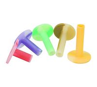 Tbest Set di Supporti per T-Shirt in Gomma - Base da 52,3 Mm per Tappetino da Allenamento per Interni Ed Esterni, Ritorno Elastico Automatico a 90° per Accessori da Allenamento