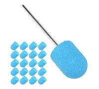Tbest Set di Tappi per le Unghie con Alta Ed Efficienza, 20 Tappi di Levigatura, Facile da Installare e Smantellare per Unghie Bellissime, Piccole Dimensioni per la Manicure (BLUE)