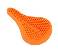 Tbest Silicon -Chicle Cover Cuscinetto Copertina di Sella Piovane Anti slip Ergonomica per Amanti del Ciclismo, Adatta la Maggior Parte dei Sedili per Biciclette (ORANGE)