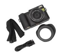 Tbest Smart Digital Camera 48MP 4K HD Anti Shake 3 Pollici Schermo a Focus Automatico Focus Funzione di Abbellimento 16x Zoom per Principianti Adolescenti Travel Photography (BLACK)