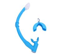 Tbest Snorkel Roll-up in Silicone Premium 2 in 1 con modalità Asciutta/bagnata, Fibbia a Molla a Rilascio Rapido e Valvola di Scarico per Subacquei da Viaggio e Principianti, Snorkeling in Silicone,