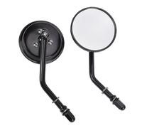 Tbest Specchio Moto Rotondo 8mm, Design Cromato Universale | Forma rotonda classica, montaggio sicuro, visione grandangolare, installazione fai-da-te