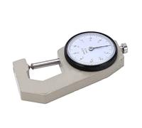 Tbest Spessore, Calibro di Spessore Puntatore Portatile con Scala Trasparente Display Micrometro di Spessore Resistente all'usura per Misurazione Testa Piatta 0-20 Mm (Testa a