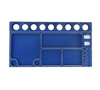 Tbest Squisiti in Lega di Alluminio in Lega di Rivestimento a Vite Magnetico -Porta -Porta per Manutenzione per Auto RC (Blue)