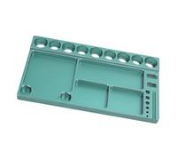 Tbest Squisiti in Lega di Alluminio in Lega di Rivestimento a Vite Magnetico -Porta -Porta per Manutenzione per Auto RC (Green)