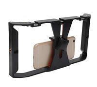 Tbest Staffa di Telefonia Mobile Portatile Registrazione della Fotografia di Plastica Universale per la Trasmissione e Video Durevole Design Ergonomico Leggero