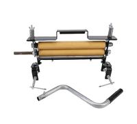 Tbest Strizzatoio per Vestiti Resistente Manuale a Manovella Strizzo per Bucato Portatile Rimuove il 95% Dell'acqua Preparazione Alle Emergenze Costruzione in Acciaio