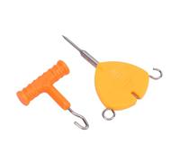Tbest Strumento di Piattaforme di Esca da Pesca Carpa, Design Facilmente Riconoscibile, Crea Rapidamente Attrezzature per la Pesca Eccellenti, Strumento di Legatura del Nodo, Compatto e Portatile,