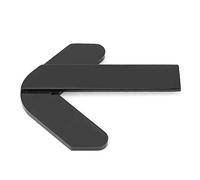 Tbest Strumento per Trovare il Centro, Righello di Misurazione Compatto | Design leggero, materiale ABS resistente, posizionamento accurato