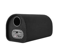 Tbest Subwoofer per Auto 12V Altoparlanti per Basso Amplificatore Audio Ad Alta per la Modifica Pelle Nera ABS 43x25x24cm