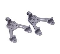 Tbest Supporti Ammortizzatore RC per Modello di Auto Axial SCX10 1/10 - Kit di Aggiornamento Cerchi per Torre Ammortizzatori Anteriori Posteriori in Metallo da 4 Pezzi, Supporti in Alluminio per