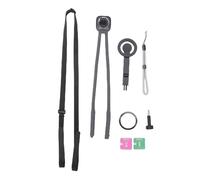 Tbest Supporto Magnetico per Telefono da Collo Supporto per Fotocamera POV Regolabile a Mani Libere con Pulsante per Vlogger Appassionati di attività All'aperto Magnete in Acciaio