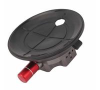 Tbest Supporto per Telecamera a Ventosa in Lega di Alluminio e Silicone, Girevole a 360 Gradi con Foro per Vite da 1/4 3/8 di Pollice per Digitali Digitali su Superfici Lisce