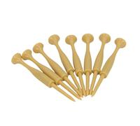 Tbest T-shirt Palla da Percorso in Plastica Set Baule Base Baseball Base Leggero Base Base Base in Legno per Campo da Golf 8 Pz
