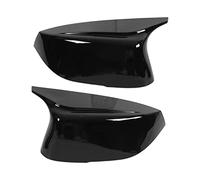 Tbest Tappi Copri Specchietto Retrovisore ABS Nero Lucido 2 Pezzi Set Rivestimento Protettivo Ricambio Porta Lato Sinistro Destro per Q50S Q60 QX30