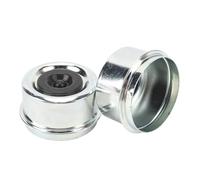 Tbest Tappo Antipolvere per Asse del Rimorchio Lega di Acciaio Zincato per Carichi Pesanti con Tappi in Gomma Protegge il Cuscinetto Dai Detriti Dell'acqua per Mozzi Ruota per Barche