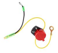 Tbest TCH, Interruttore On-off Motore Piccolo, Interruttore di Arresto, Pulsante di Arresto Motore in Metallo, Interruttore di Arresto Motore On-off Adatto per Gx110 Gx120