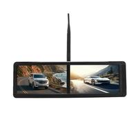 Tbest Telecamera di Retromarcia Wireless con Supporto Magnetico, | Compatibile con CarPlay e Auto, Batteria Solare da 9600 MAh, Portata di 150 M, Impermeabile IP67, Rilevamento Oggetti AI