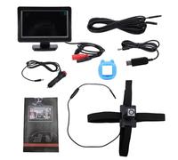 Tbest Telecamera per Auto per Bambini 1080P con Visione Notturna Specchio per Sedile Posteriore da 4,3 Pollici per Neonati Bambini Piccoli Ampio Angolo di Visione di 150° Monitor