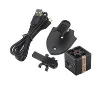 Tbest Telecamere di Sorveglianza Fotocamera di Sicurezza Compatta Esterna HD 1080p Rilevamento Moto Lente Angolare Tutta la Notte a Infrarossi in Vetro per il Monitoraggio del Negozio