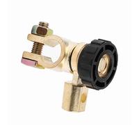 Tbest Terminale di Collegamento Batteria Auto Universale per Auto Interruttore di Interruzione Interruttore di Disconnessione Principale Isolatore Costruzione in Lega Resistente per (BLACK)