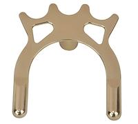 Tbest Testa del Ponte della Piscina - Supporto per Poggia Biliardo Antiscivolo a Croce con Particelle di Plastica, Accessorio per Biliardo in Metallo per Colpi (Forcella Alta in Metallo)