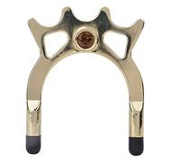 Tbest Testa del Ponte della Piscina - Supporto per Poggia Biliardo Antiscivolo a Croce con Particelle di Plastica, Accessorio per Biliardo in Metallo per Colpi (Forcella Alta colloidale)