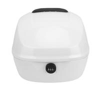 Tbest Top Case Water of Water of 33L - Scatola portaoggetti posteriore con blocco password, misura universale per scooter e materiale ABS