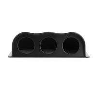 Tbest Triplo Supporto per Cruscotto Universale 3 Fori, 2in (Black)