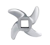 Tbest Tritacarne Piastra Lama Inserto 1 Pezzo in Acciaio Inox Tritacarne Lama Tritacarne Coltello Accessori di Ricambio per Tritacarne (32#)