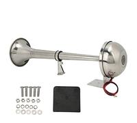 Tbest Tromba Ad Aria Compressa a Tromba Singola 328DB 12V 30W in Acciaio Inossidabile Universale per Barche, Yacht, Camion