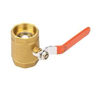 Tbest Valvola a Sfera in Ottone DN40, 1.6MPa Pressione | Design durevole, ottone resistente alla ruggine, resistenza al flusso minima, dimensioni compatte, acqua, olio, gas