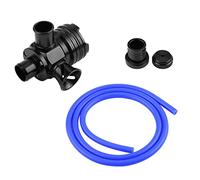 Tbest Valvola di Scarico Deviatore Automatico per Auto in Alluminio Lavorato CNC Ad Alte Prestazioni per Motore 1.8T 2.7T Nero Durevole Leggero Migliora la