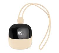Tbest Ventilatore USB Appeso Al Collo Ventilatore Portatile per Collana di Raffreddamento Portatile Ricaricabile Indossabile per Viaggiare Campeggio all'aperto Bianco 3 velocità Silenzioso Leggero