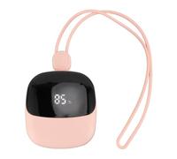Tbest Ventilatore USB Appeso Al Collo Ventilatore Portatile per Collana di Raffreddamento Portatile Ricaricabile Indossabile per Viaggiare Campeggio all'aperto Bianco 3 velocità Silenzioso Leggero