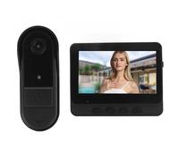 Tbest Video Wireless Video Fiorcell Intercom 1080p Camera HD con Display a Colori da 4,3 Pollici Audio Night IP65 IP65 Impermeabile per la Sicurezza Domestica
