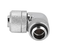 Tbest Water Cooling Fitting 90° Right Angle Elbow (SILVER)
