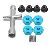 Tbest Wheel Hex Adapter, 12mm Size, 5mm Thickness (BLUE)